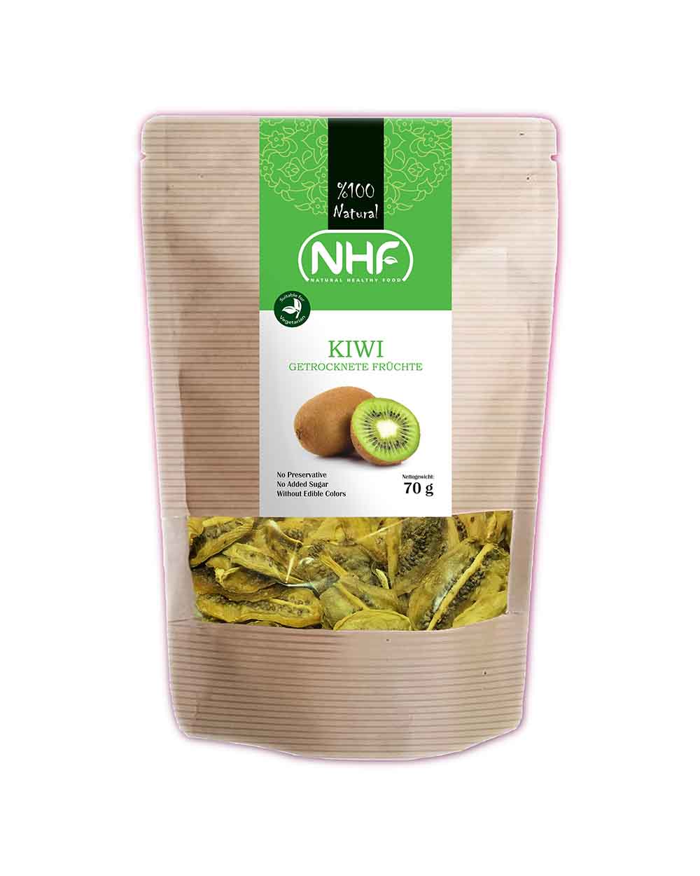Torkade kiwi 70g